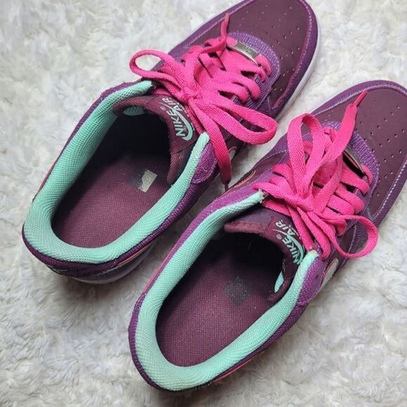 Nike Air Force 1 Cherry Wood Purple & Pink Sneakers (Unisex) - Picture 9 of 12